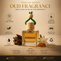 SUNSAA Oud Sultan and Purple Rain car hanging freshener combo