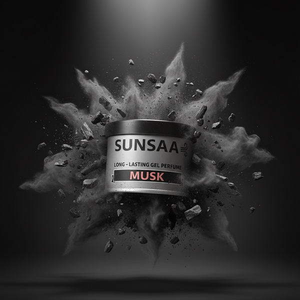 SUNSAA Premium Gel Car Perfume - Musk
