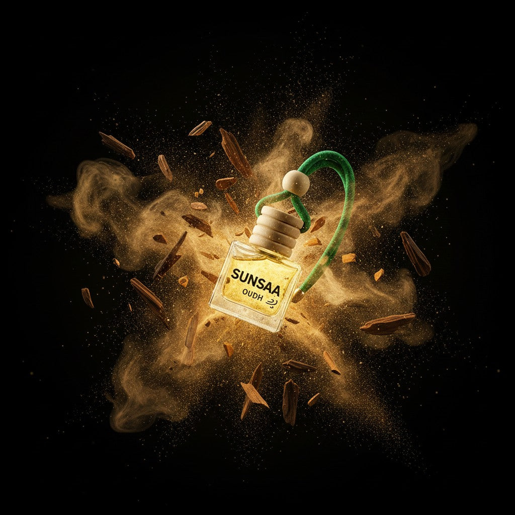 SUNSAA Arabic Oud 10ml hanging bottle I lasts upto more then 60 days Guaranteed I