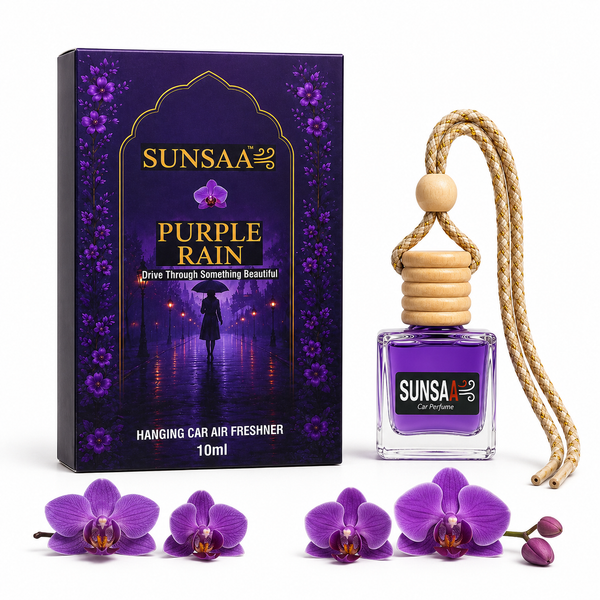 SUNSAA Purple Rain – Hanging Car Perfume 10ml