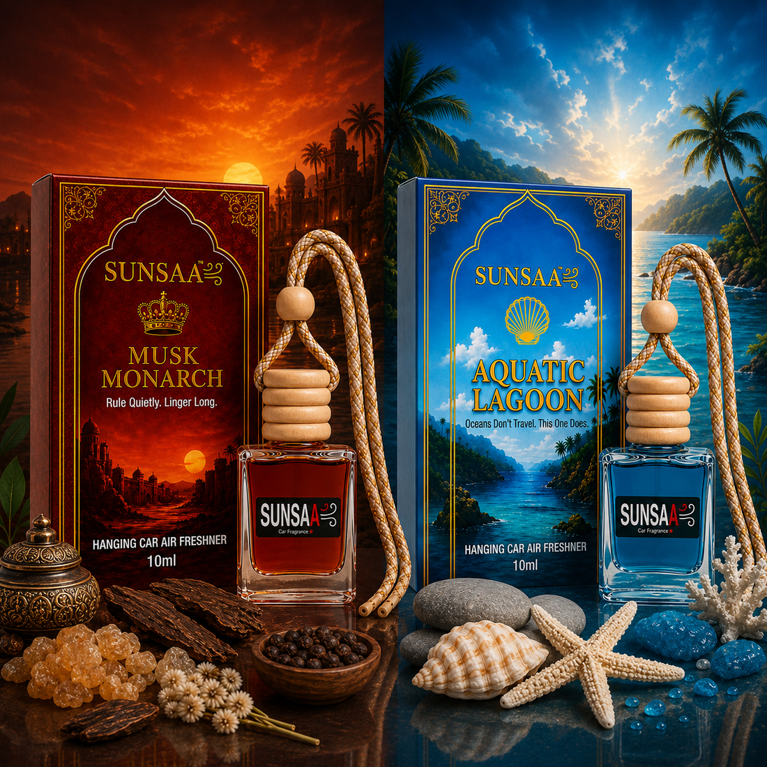 SUNSAA Musk Monarch + Aquatic Lagoon – Combo Pack of 2