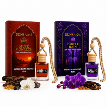 SUNSAA Musk Monarch + Purple Rain – Combo Pack of 2